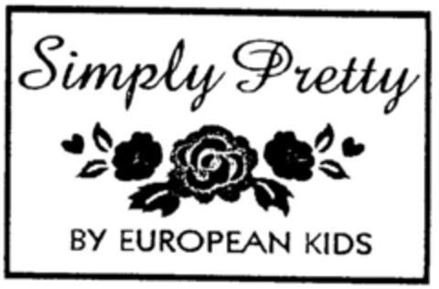 Simply Pretty BY EUROPEAN KIDS Logo (DPMA, 18.04.1997)