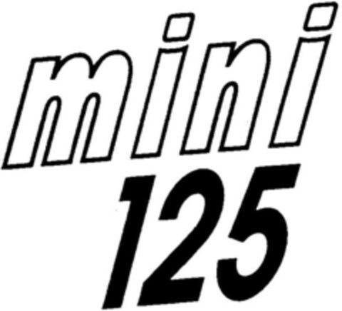 mini 125 Logo (DPMA, 04.04.1998)