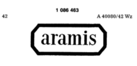 aramis Logo (DPMA, 22.06.1985)