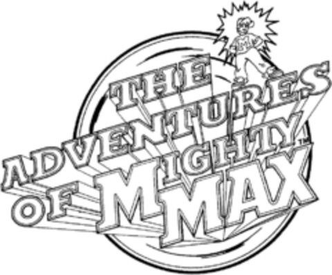 THE ADVENTURES OF MIGHTY MAX Logo (DPMA, 06/09/1994)