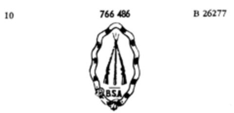 BSA Logo (DPMA, 17.01.1962)