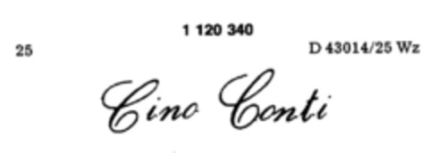 Cino Conti Logo (DPMA, 02/11/1987)