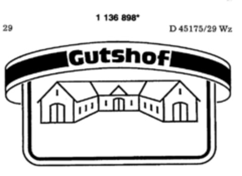 Gutshof Logo (DPMA, 14.09.1988)