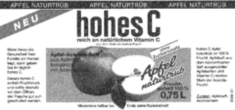 hohes C Logo (DPMA, 11/16/1993)