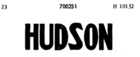 HUDSON Logo (DPMA, 23.05.1955)