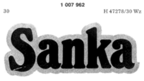 Sanka Logo (DPMA, 03/18/1980)
