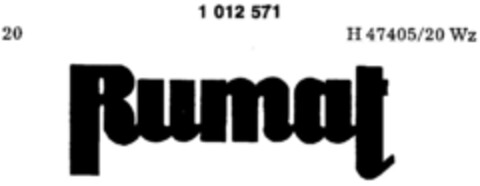 Rumat Logo (DPMA, 19.04.1980)