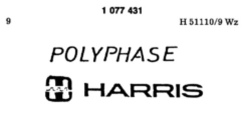 POLYPHASE HARRIS Logo (DPMA, 24.03.1983)