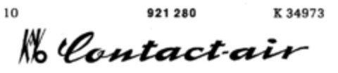 Contact-air Logo (DPMA, 11.10.1973)