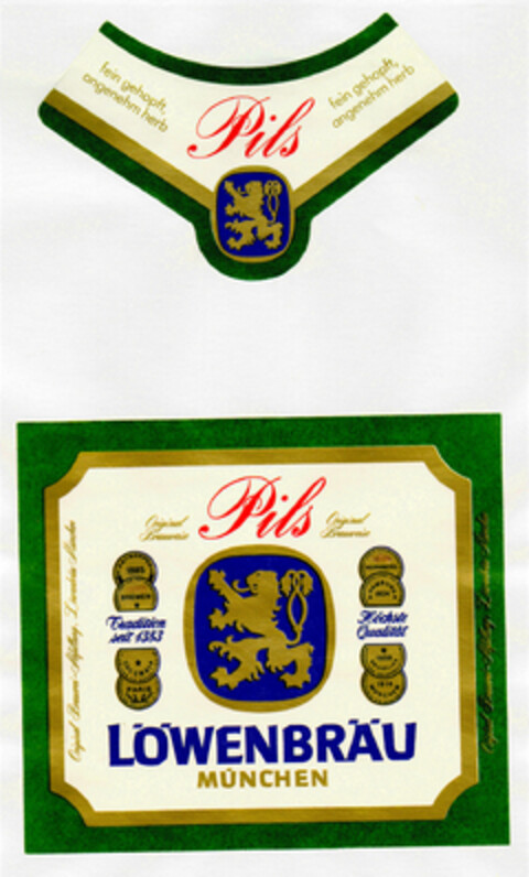 PILS LÖWENBRÄU MÜNCHEN Logo (DPMA, 09.05.1980)