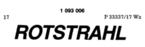 ROTSTRAHL Logo (DPMA, 27.11.1985)