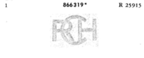 RCH Logo (DPMA, 08/30/1969)