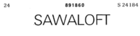SAWALOFT Logo (DPMA, 01/27/1971)