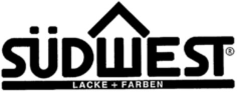 SÜDWEST LACKE+FARBEN Logo (DPMA, 18.12.1990)