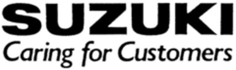 SUZUKI Caring for Customers Logo (DPMA, 29.05.1991)