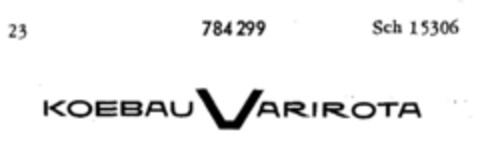 KOEBAU VARIROTA Logo (DPMA, 15.02.1963)