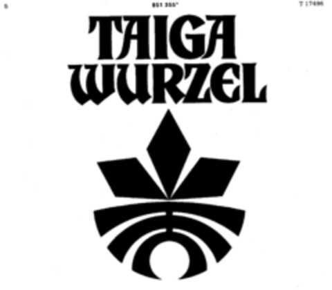 TAIGA WURZEL Logo (DPMA, 23.08.1976)