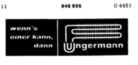 Ungermann Logo (DPMA, 07/22/1975)