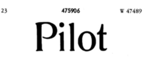 Pilot Logo (DPMA, 18.02.1935)