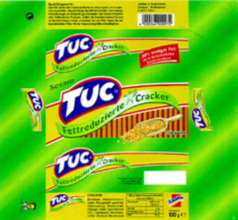 TUC Fettreduzierte Cracker Logo (DPMA, 12.01.2000)