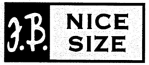 J.B. NICE SIZE Logo (DPMA, 25.10.2000)