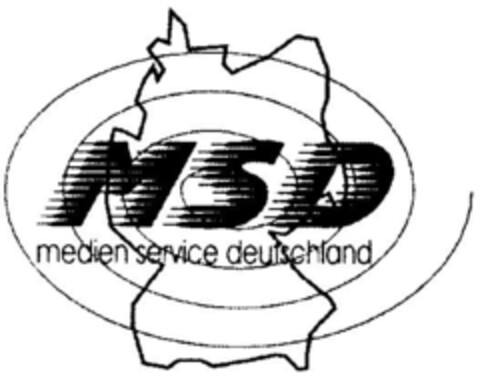 MSD medien service deutschland Logo (DPMA, 06/26/2001)