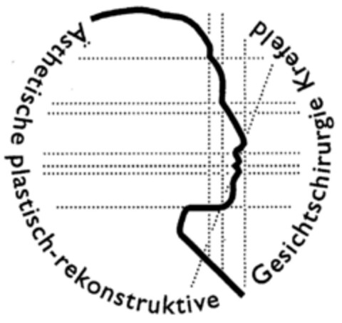 Ästhetische plastisch-rekonstruktive Gesichtschirurgie Krefeld Logo (DPMA, 07/20/2001)