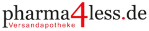 pharma4less.de Versandapotheke Logo (DPMA, 31.10.2008)