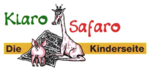 Klaro Safaro Die Kinderseite Logo (DPMA, 17.07.2012)
