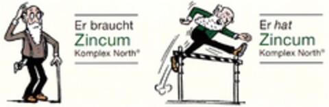 Er braucht Zincum Komplex North Er hat Zincum Komplex North Logo (DPMA, 16.02.2013)