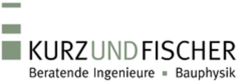 KURZ UND FISCHER Beratende Ingenieure Bauphysik Logo (DPMA, 08/28/2023)