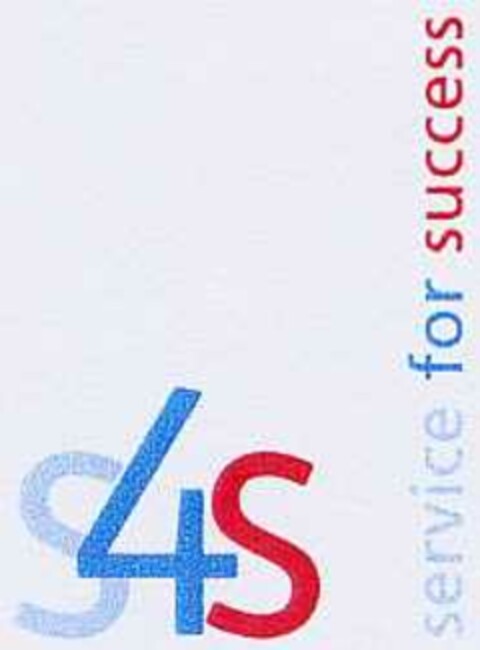 s4s service for success Logo (DPMA, 04.07.2002)