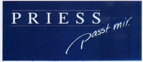 PRIESS passt mir. Logo (DPMA, 01/10/2003)