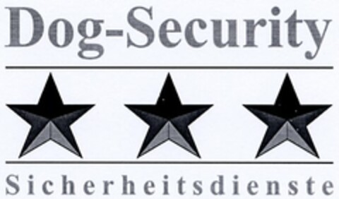 Dog-Security Sicherheitsdienste Logo (DPMA, 20.08.2003)