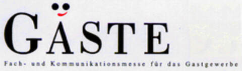 GÄSTE Fach- und Kommunikationsmesse für das Gastgewerbe Logo (DPMA, 15.11.1994)