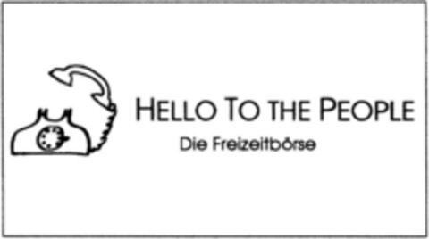 HELLO TO THE PEOPLE Logo (DPMA, 18.03.1995)