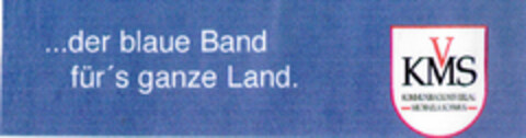 KVMS ...der blaue Band für's ganze Land. Logo (DPMA, 01.10.1997)