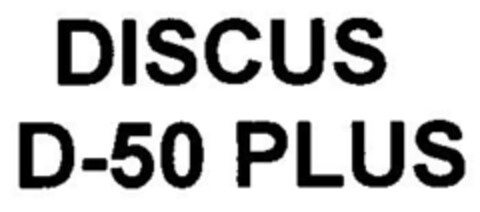 DISCUS D-50 PLUS Logo (DPMA, 18.06.1998)