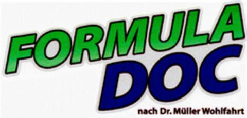 FORMULA DOC nach Dr. Müller Wohlfahrt Logo (DPMA, 24.09.1998)