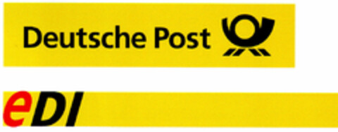 Deutsche Post eDI Logo (DPMA, 07/26/1999)