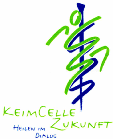 KEIMCELLE ZUKUNFT HEILEN IM DIALOG Logo (DPMA, 04.08.1999)