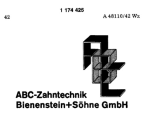 ABC-Zahntechnik Bienenstein + Söhne GmbH Logo (DPMA, 12.05.1990)