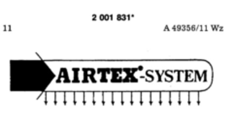 AIRTEX-SYSTEM Logo (DPMA, 21.12.1990)