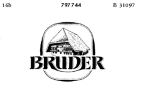 BRUDER Logo (DPMA, 16.03.1964)