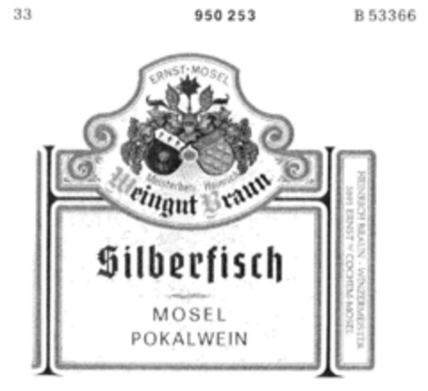 Silberfisch Logo (DPMA, 10/19/1974)