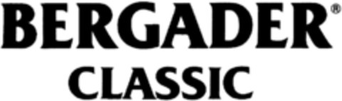 BERGADER CLASSIC Logo (DPMA, 06.10.1992)