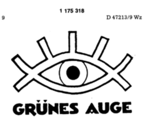 GRÜNES AUGE Logo (DPMA, 10/27/1989)