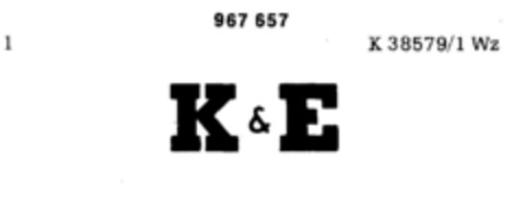 K&E Logo (DPMA, 04.06.1977)