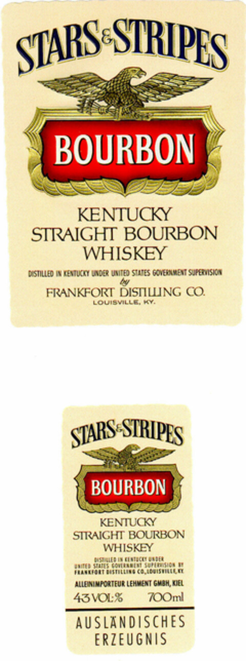 STARS&STRIPES BOURBON Logo (DPMA, 03/09/1973)