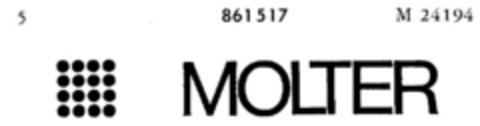 MOLTER Logo (DPMA, 03/18/1965)